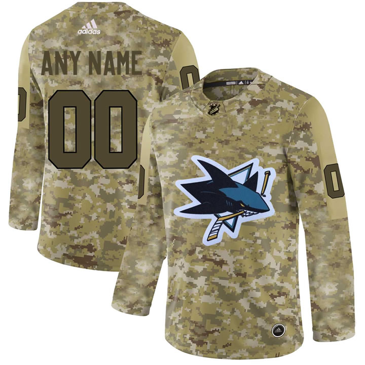 San Jose Sharks Camo Men's Customized Adidas Jersey,We sell and wholesale San Jose Sharks Camo Men's Customized Adidas Jersey on line form chian!
